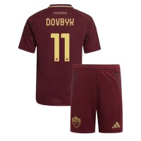 Dječji Nogometni Dres AS Roma Artem Dovbyk #11 Domaci 2024-25 Kratak Rukav (+ Kratke hlače)